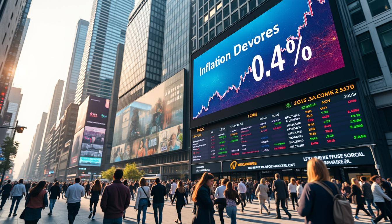 découvrez les dernières tendances économiques avec l'inflation qui a atteint 0,4 % en mai 2025. analyse des causes et impacts sur votre pouvoir d'achat.