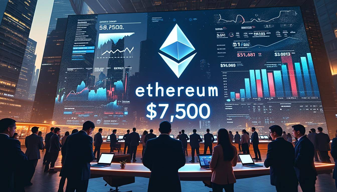 standard chartered relève ses prévisions et anticipe un prix de 7 500 $ pour l'ethereum d'ici 2025, témoignant de la confiance grandissante envers la cryptomonnaie. découvrez l'analyse et les raisons derrière cette révision optimiste.
