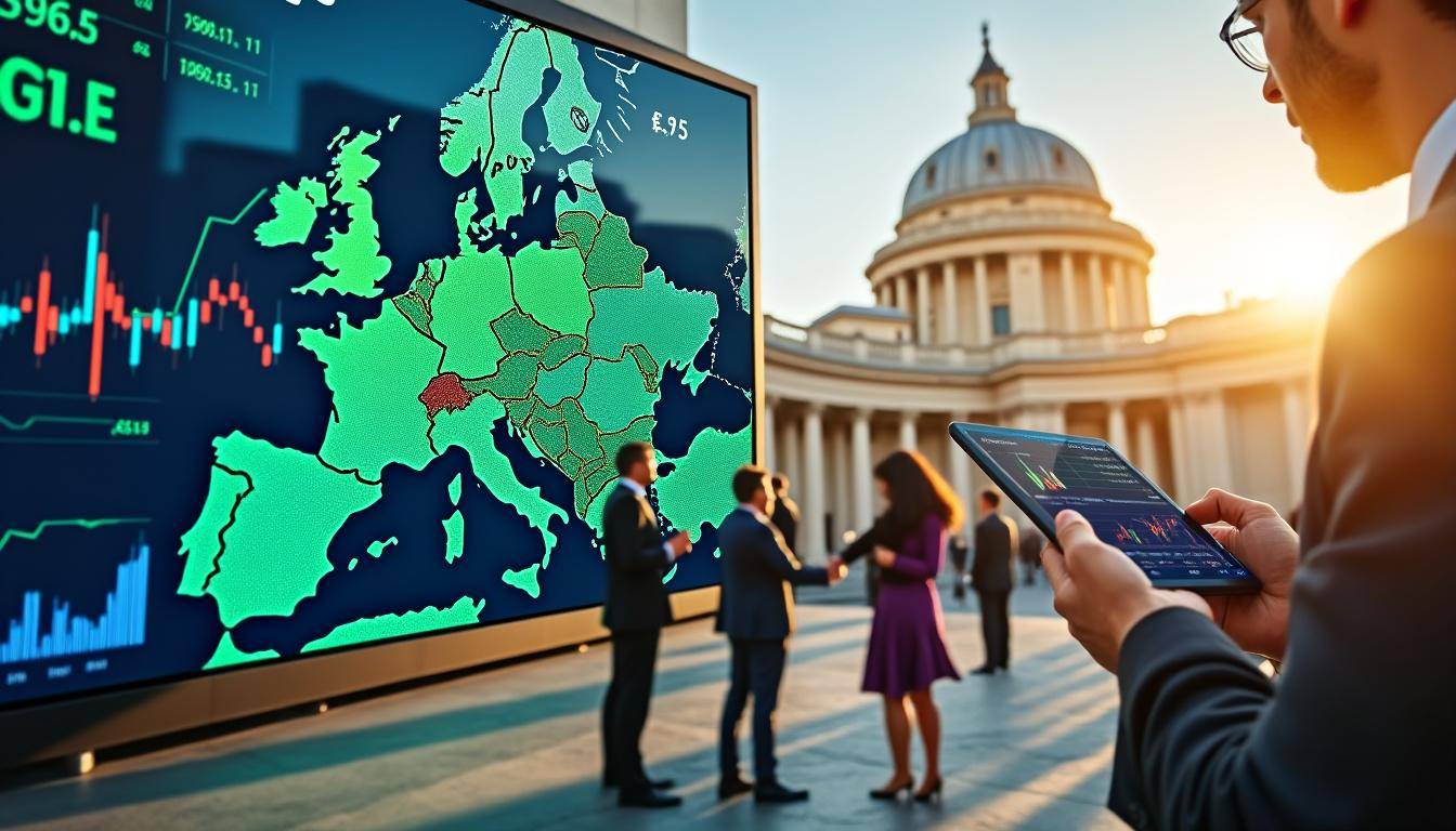 la bourse de paris s'annonce prospère, portée par une dynamique économique solide, tandis que l'europe affiche une croissance encore plus soutenue, stimulant les marchés financiers.